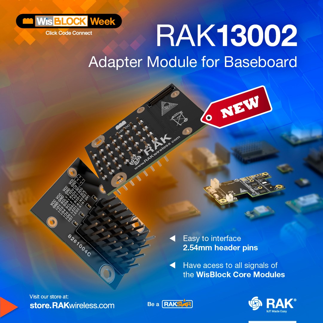 RAK13002 IO Module | 8 Pin Module | Signal Pin Header