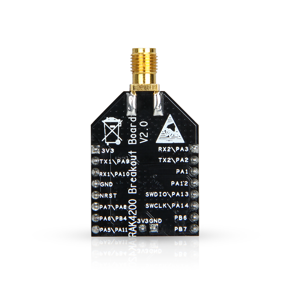 RAK4270 SX1262 Breakout Board for LoRaWAN | STM32L071 board