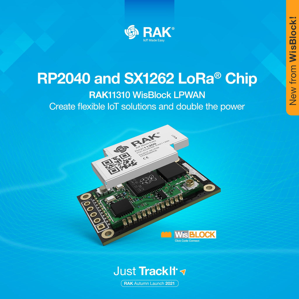 RAK11310: Raspberry Pi RP2040 Core LoRaWAN Module with LoRa SX1262 ...