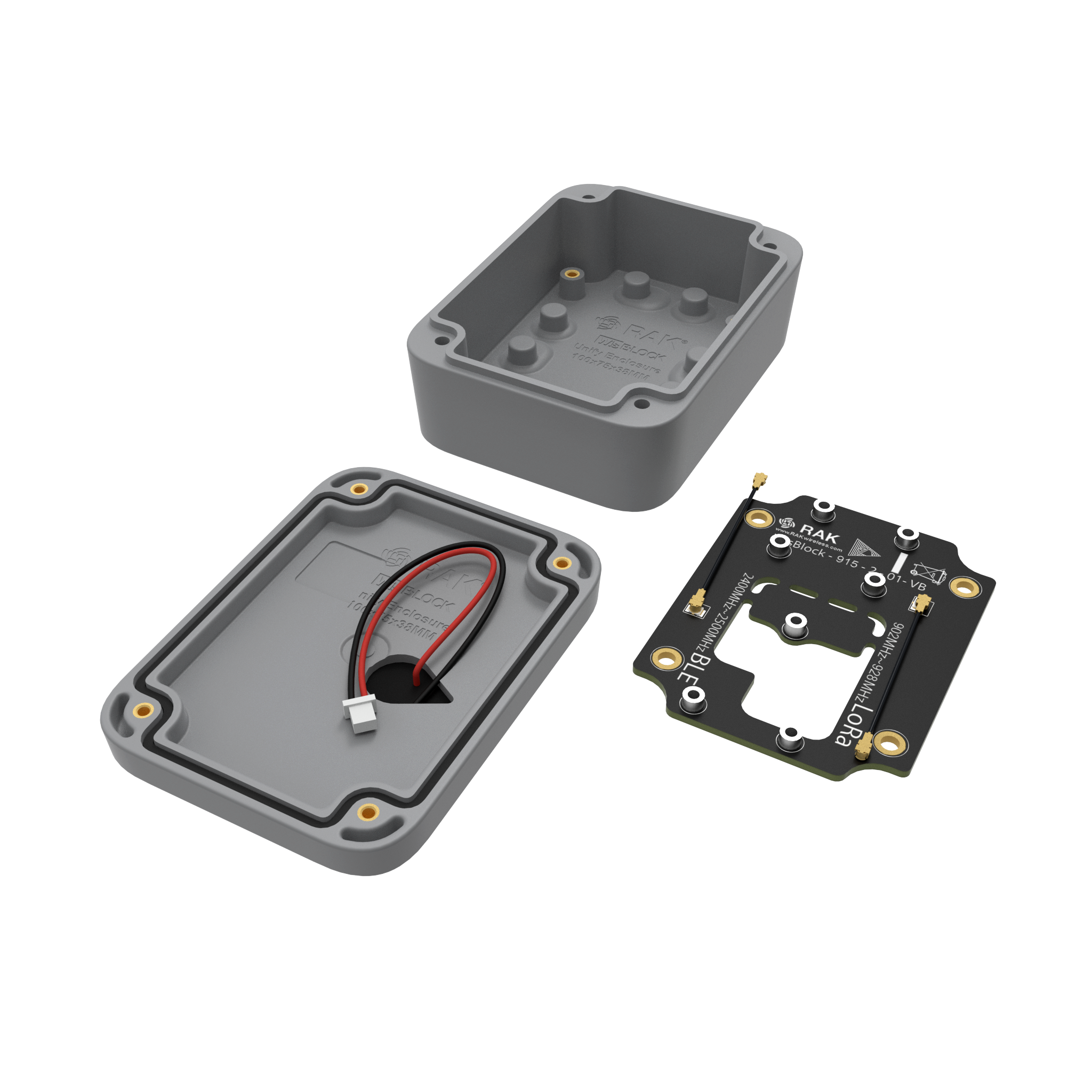 Unify Enclosure Solar IP65 100x75x38 | Optional with integrated LoRa and Bluetooth antenna