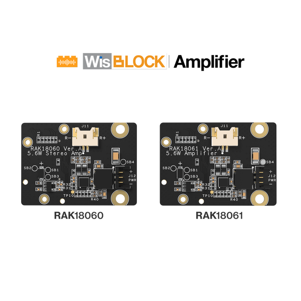 WisBlock Audio Amplifier Modules