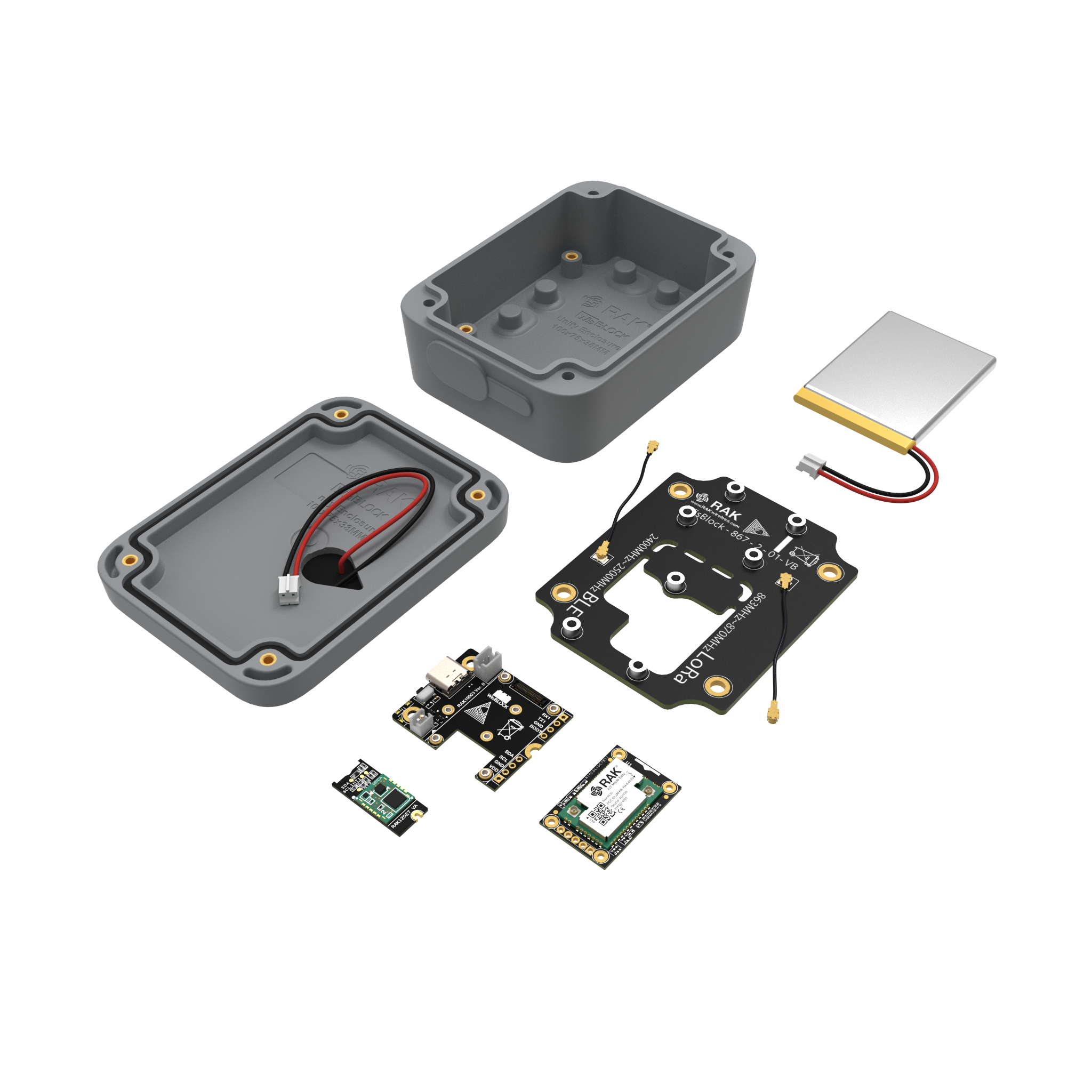 Earthquake Sensor Solution Kit for LoRaWAN, NB-IoT, LTE-M, nrf52840 ...