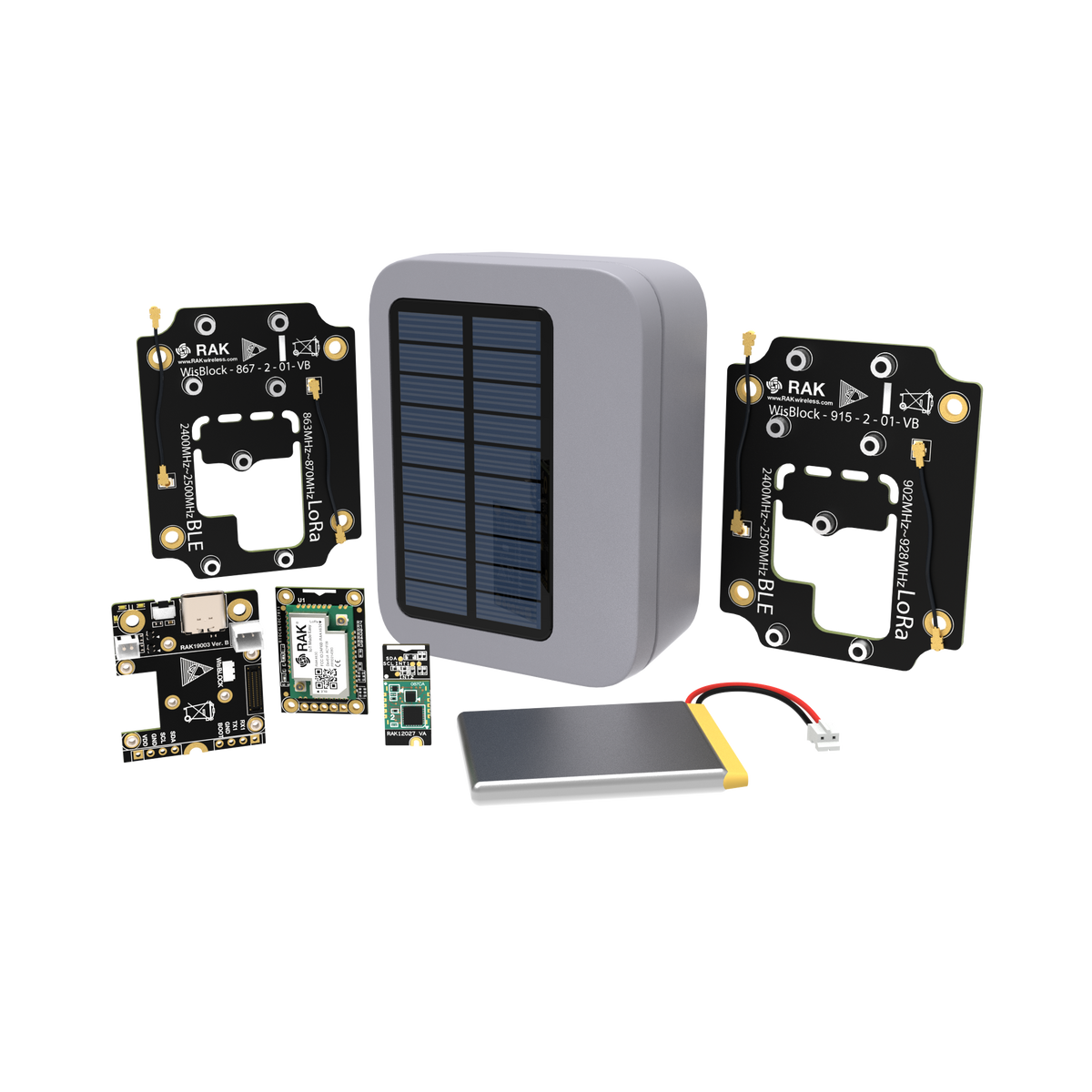 Earthquake Sensor Solution Kit for LoRaWAN, NBIoT, LTEM, nrf52840, Arduino