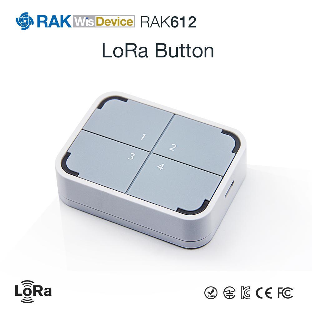 Lora Button RAK612 WisNode LoRA Button User-defined LPWAN Button For IoT Devices