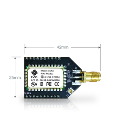 RAK811: LoRaWAN Breakout Module. Based on Semtech SX1276