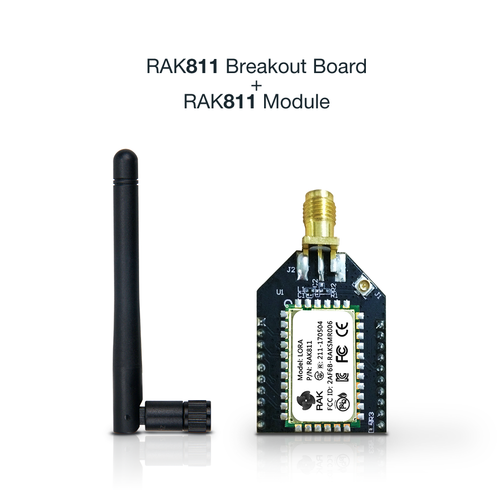 Rak Lora Module RAK811: LoRaWAN Breakout Module. Based on Semtech SX1276