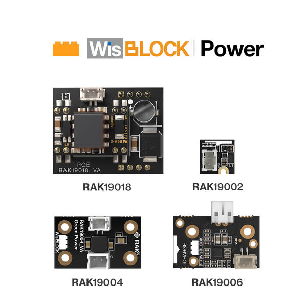 WisBlock Power Board & Modules for Flexible IoT Power Supply